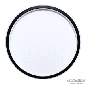 Luminaria Plafon De Teto Minimalista 1 Anel Preto