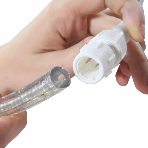 Conector Rabicho Led P/ Mangueira Led Redonda 360g 11m - Imagem 2