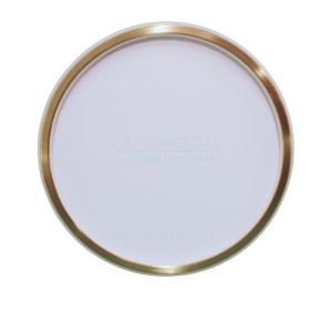 Luminaria Plafon De Teto Minimalista 1 Anel Dourado