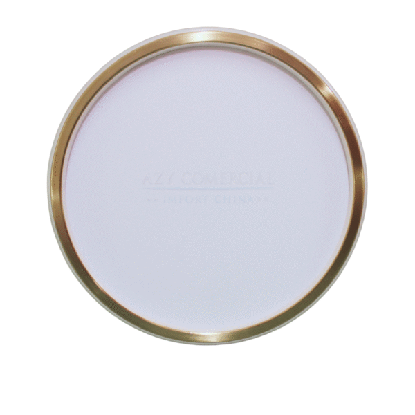 Luminaria Plafon De Teto Minimalista 1 Anel Dourado