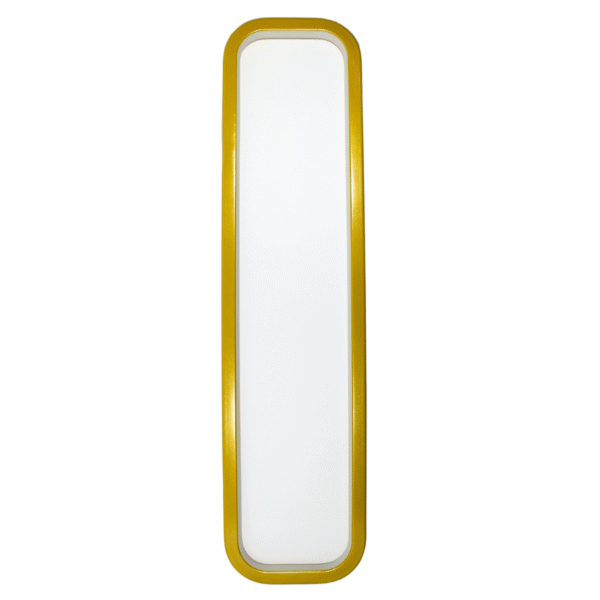 Luminaria Plafon Sobrepor Minimalista Retangular 1 Anel - Imagem 3