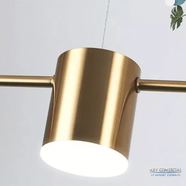 Lustre Moderno Luminária Minimalista Led Nordico Sala Jantar - Imagem 5