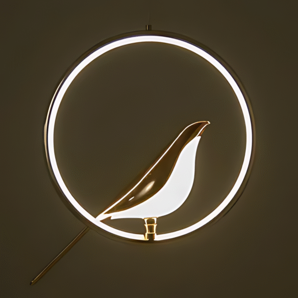 Luminaria Pendente Passaro Led Bird Nordic Moderno Bivolt - Imagem 5