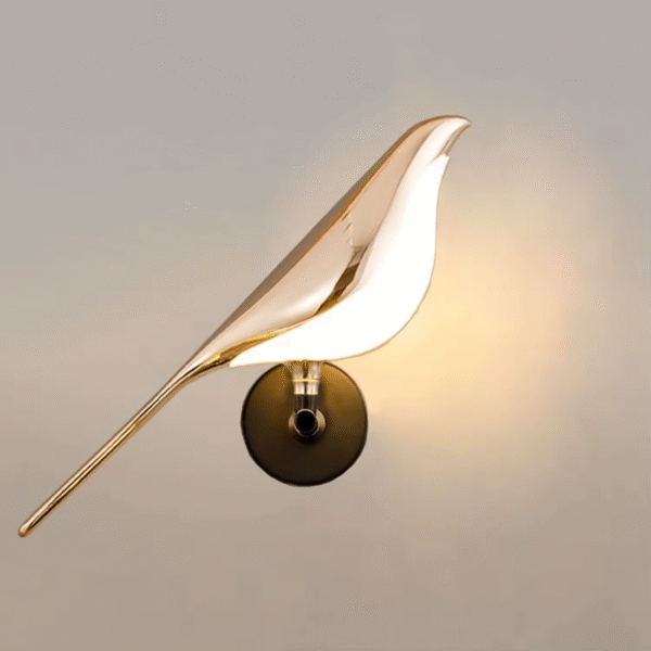 Luminária De Parede De Pássaro Luz Arandela Candelabro - Imagem 3