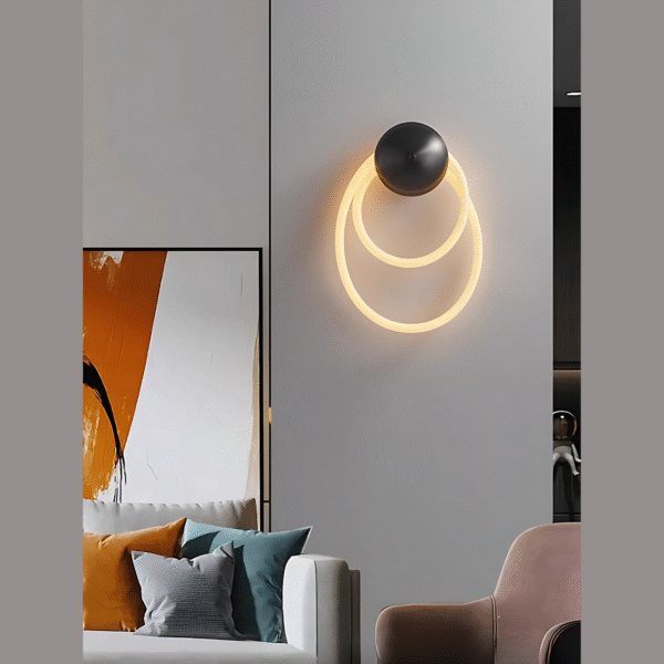 Arandela Mangueira Design Moderno 360 Graus Redondo - Imagem 5