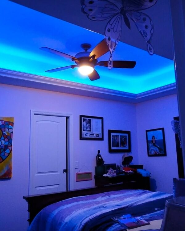 Mangueira Fita Led Chata 5050 100m+10 Conectores 110V ou 220v - Imagem 3
