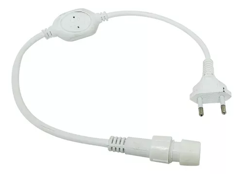 Conector Rabicho Led P/ Mangueira Led Redonda 360g 11m