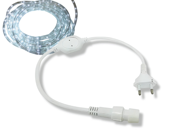 Conector Rabicho Led P/ Mangueira Led Redonda 360g 11m - Imagem 3