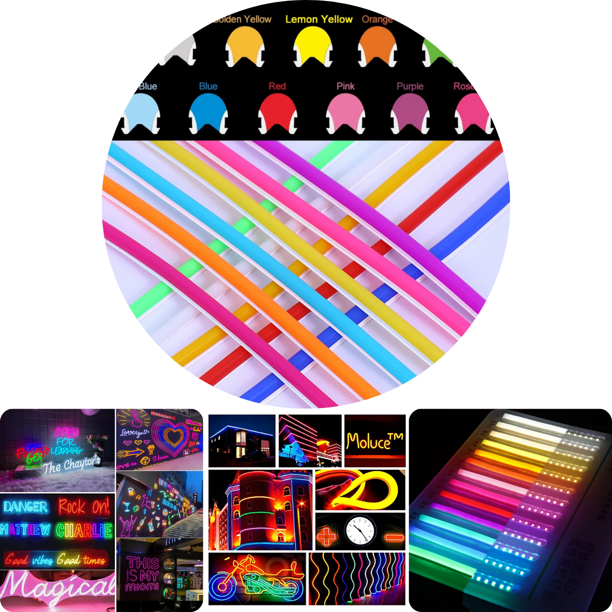 Mangueira Neon 50 metros 6x12mm 12v Segunda Geração Silicone
