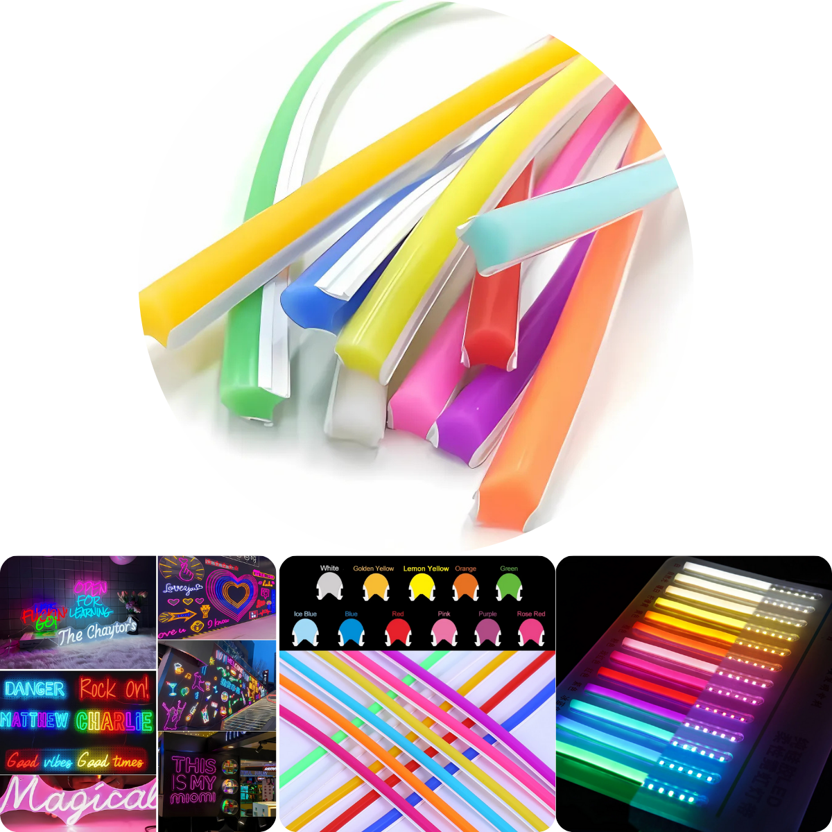 Mangueira Neon 10 metros 6x12mm 12v Segunda Geração Silicone