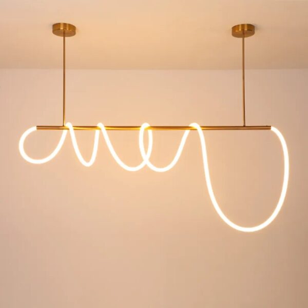 Lustre Pendente Mangueira Longa Arte 360 Graus - Imagem 2