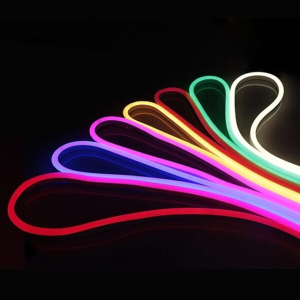 Mangueira Fita Neon RGB 5 metros + Controlador+ Fonte 12v - Imagem 3