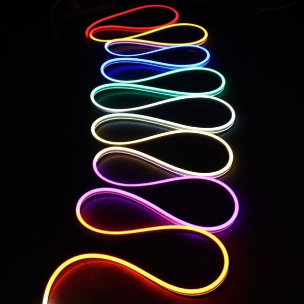 Mangueira Fita Neon RGB 5 metros + Controlador+ Fonte 12v - Imagem 4