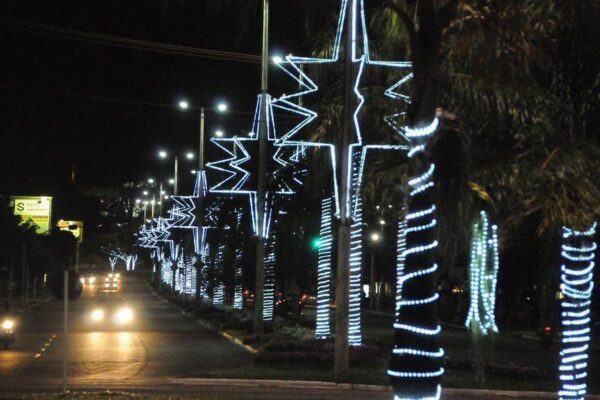 Mangueira De Led Redonda 100metros+10 Conectores Natalina 11mm 24leds/metro - Imagem 9
