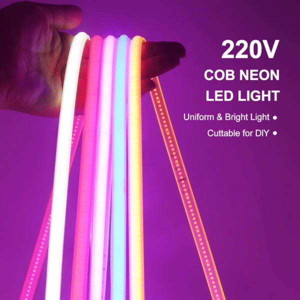 Mangueira Led Cob 100 metros+5conectores 220v 288l/m 18w/m Super led - Imagem 2