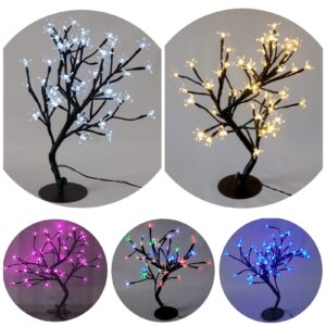 Luminaria Arvore Cerejeira Leds Abajur Flor 48Leds Bivolt