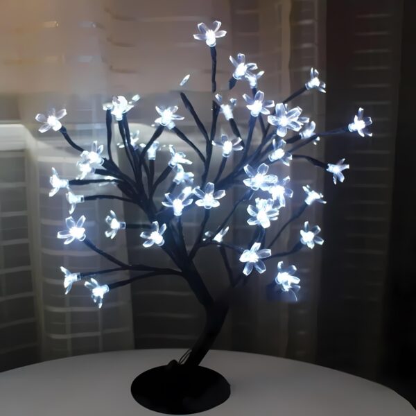 Luminaria Arvore Cerejeira Leds Abajur Flor 48Leds Bivolt - Imagem 2