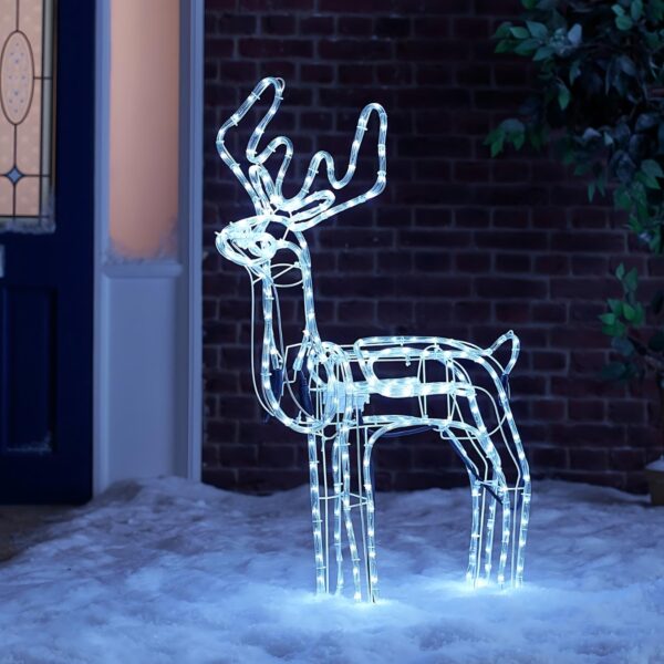 Renas Grande Fêmea ou Macho Led C/movimento Branco Quente / Branco frio 110v ou 220v - Imagem 3