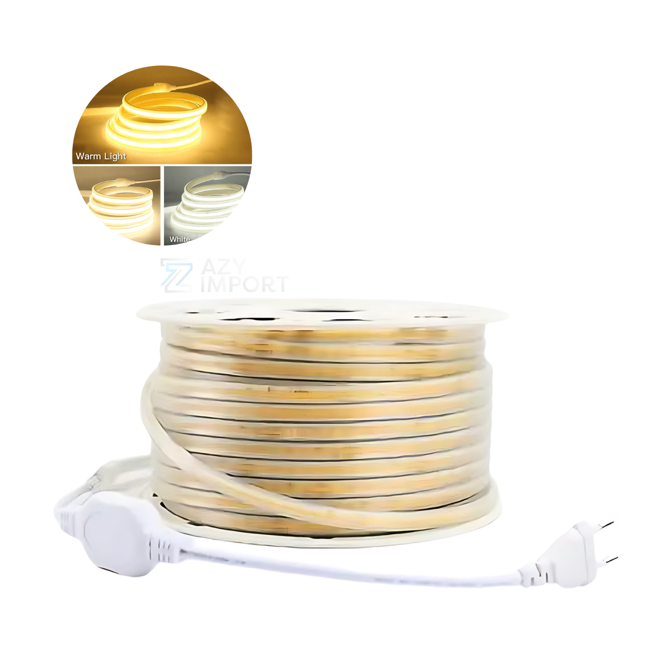 10m Mangueira Led Cob + 1 Conector 220v 288l/m Super Brilho