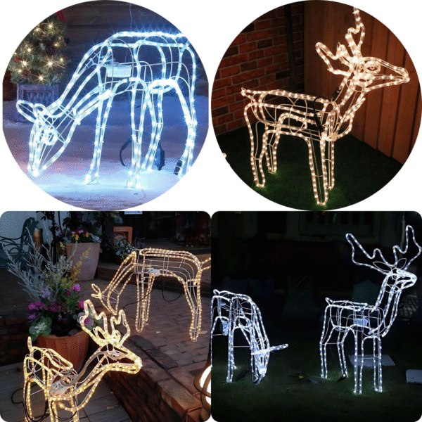 Renas Grande Fêmea ou Macho Led C/movimento Branco Quente / Branco frio 110v ou 220v