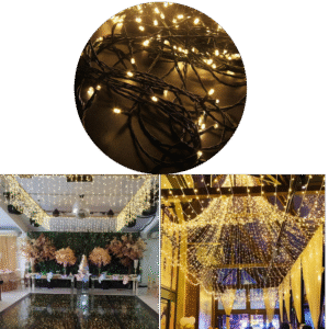 Cordão Natal Led Fixo100 Leds emenda Macho/femea Fio Verde 220v