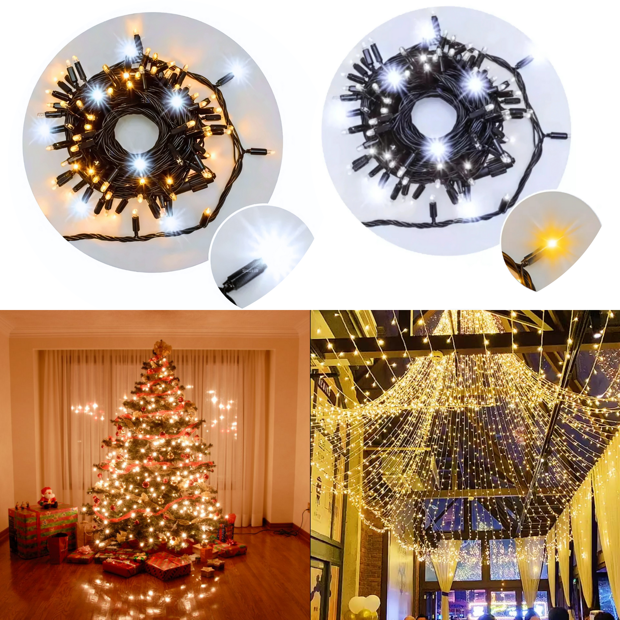 Pisca Cordão strobinho 100leds
