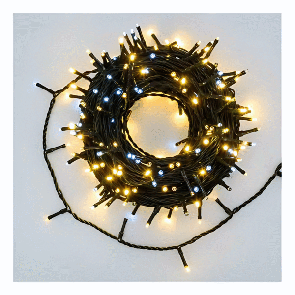 Pisca Cordão strobinho 100leds 10m 80fixo 20pisca 220v - Imagem 4