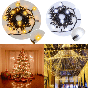 Cordão strobinho 100leds Natal